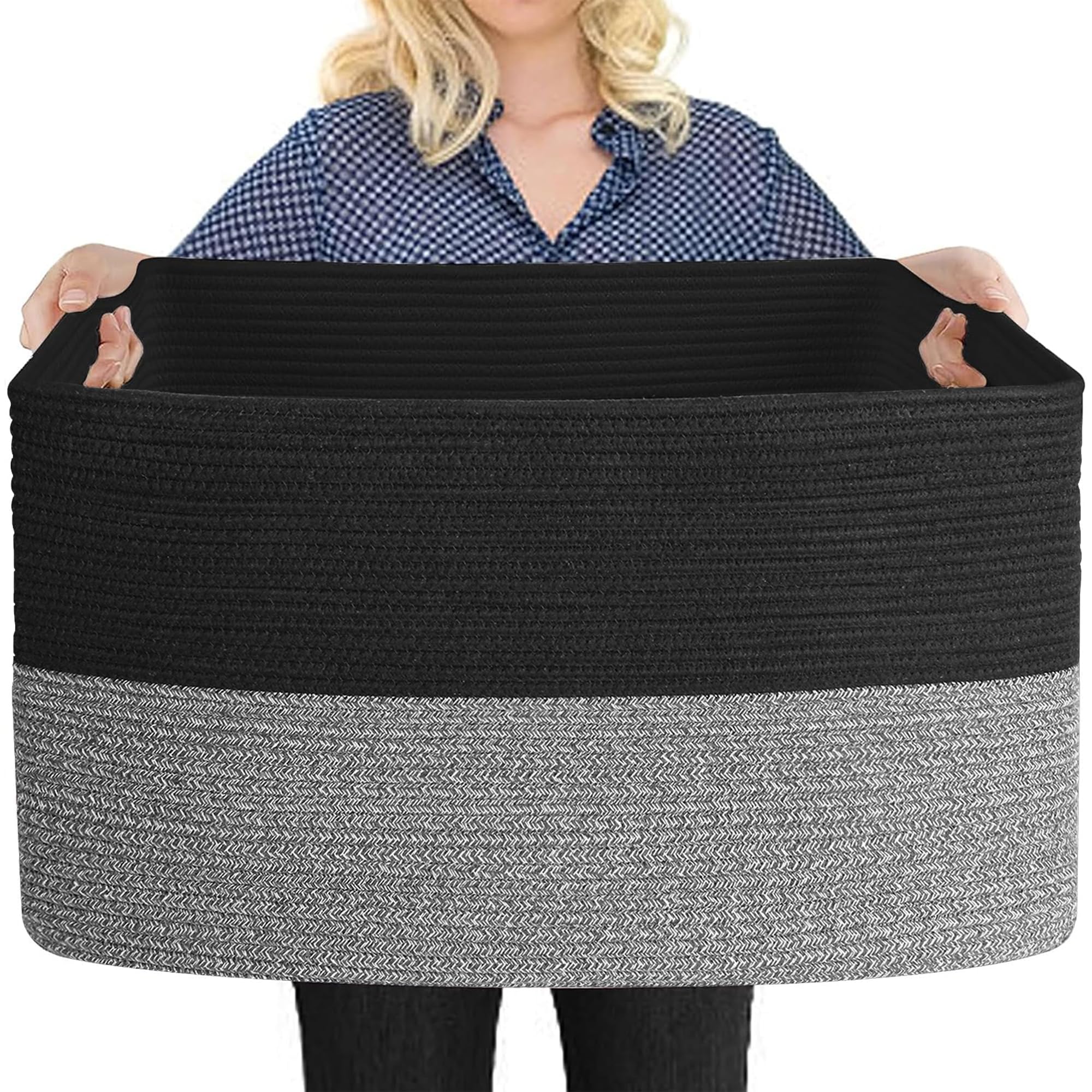 MEGASKET Extra Large Storage Baskets, 23.6" x