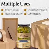 Koju Kraft Paper Packing Tape 48mm x 50m 3 Pack Eco Friendly Recyclable view 7