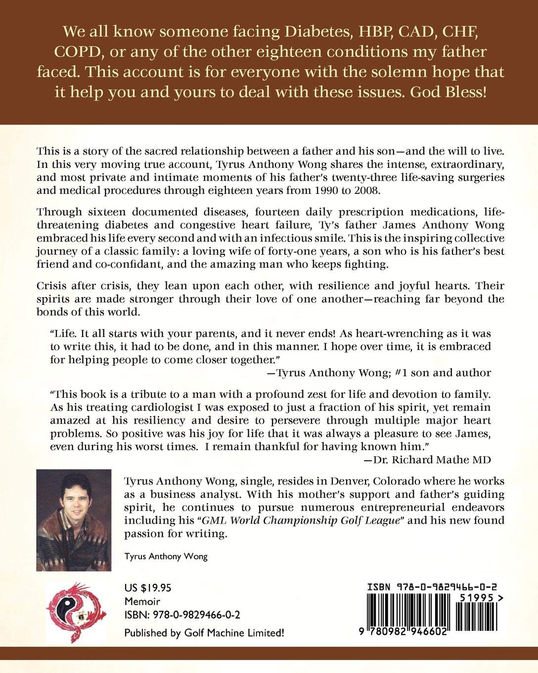 My Father Died This Morning Wong Tyrus Anthony 9780982946602 Amazon Com Books
