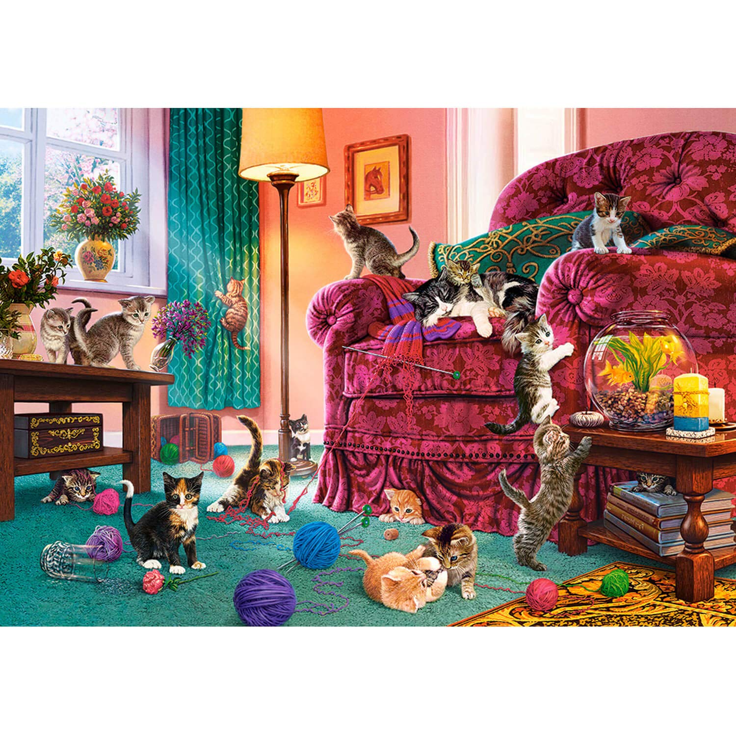 Castorland Jigsaw 500 Pc - Naughty Kittens