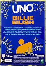 Mattel Games UNO Canvas Billie Eilish Card Game Ages 7+ 2-10 Players view 5