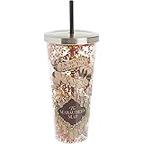 Spoontiques - Harry Potter Tumbler - Solemnly Swear Glitter Cup with Straw - 20 oz - Acrylic - Multicolored