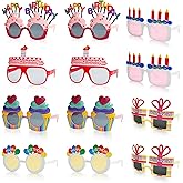 SEPTPARTY Funny Sunglasses & Costume Masks for Birthday Parties, Multi-Shaped Novelty Shades to Add Humor to Any Festivity
