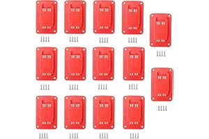 RISELION Tool Holders for Milwaukee M18 18V Tool Drill Driver, Wall Mount Drill Holder with 56 Screws (14 Packs, w/56 Screws, No Tools)