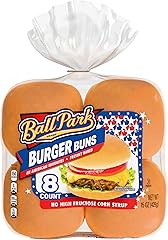 Ball Park White Burger Buns, 8 count, (1.88 oz each), Kosher Hamburger Buns, 15 oz Bag
