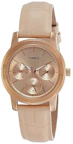 Timex Analog Brown Dial Women's Watch-TW000W109