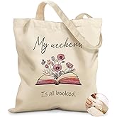 Miss Adola Canvas Tote Bag for Women – Aesthetic Canvas Bag with Zipper Cute Stylish Reusable Shoulder Totes for Shopping Work Daily Vacation, Weekend Book