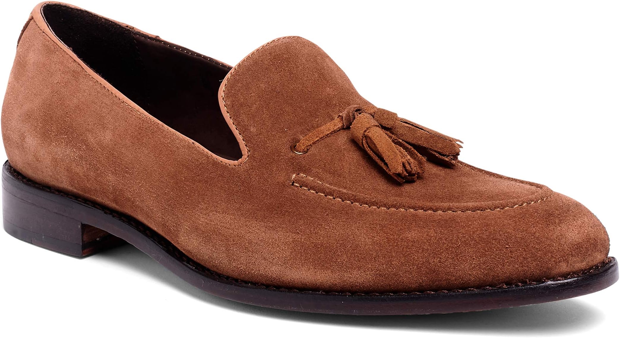Anthony Veer Men's Kennedy Tassel Loafer Leather Shoe in Goodyear Welted Construction