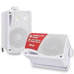 Pyle 3-Way Weatherproof Outdoor Speaker Set - 3.5