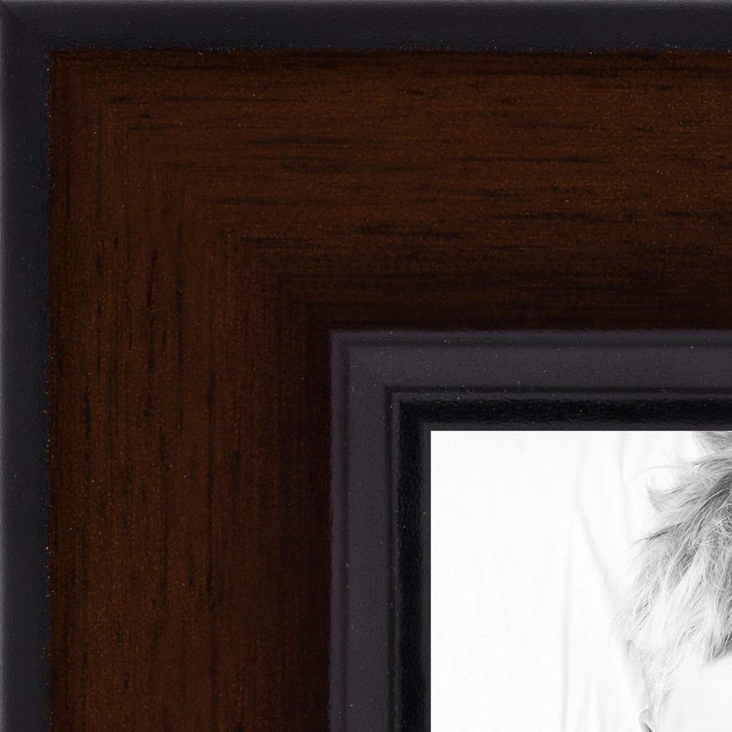 ArtToFrames 7x23 Inch Brown Picture Frame, This 1.375