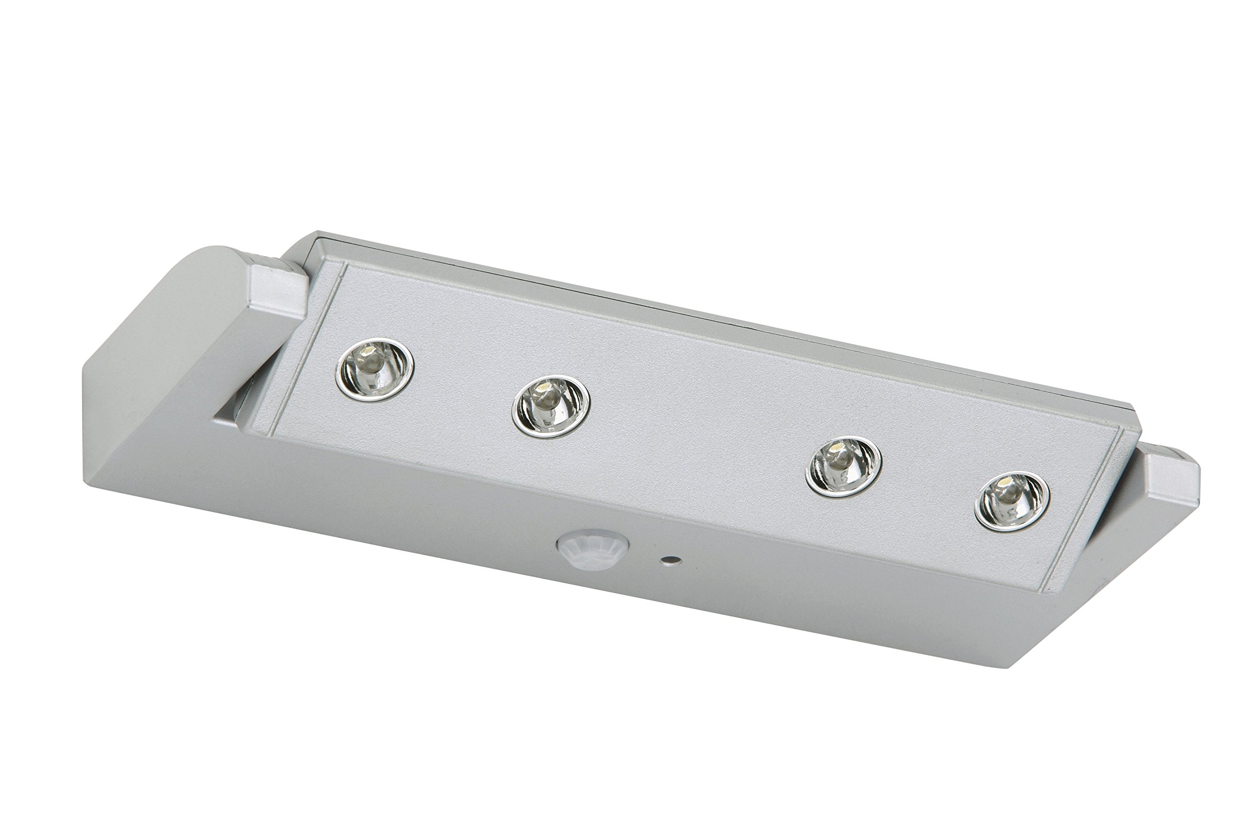 Briloner Leuchten Downlight with Sensor, 4 LED, Titanium/Silver 2269 041