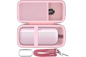 Baval Hard Portable Case Compatible with Bose New SoundLink Flex 2nd Gen/Bose SoundLink Flex Bluetooth Portable Speaker,Petal Pink Case