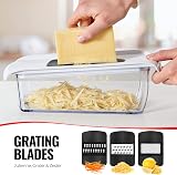 Fullstar 11-in-1 Mandoline Slicer Spiralizer Julienne Grater White view 7