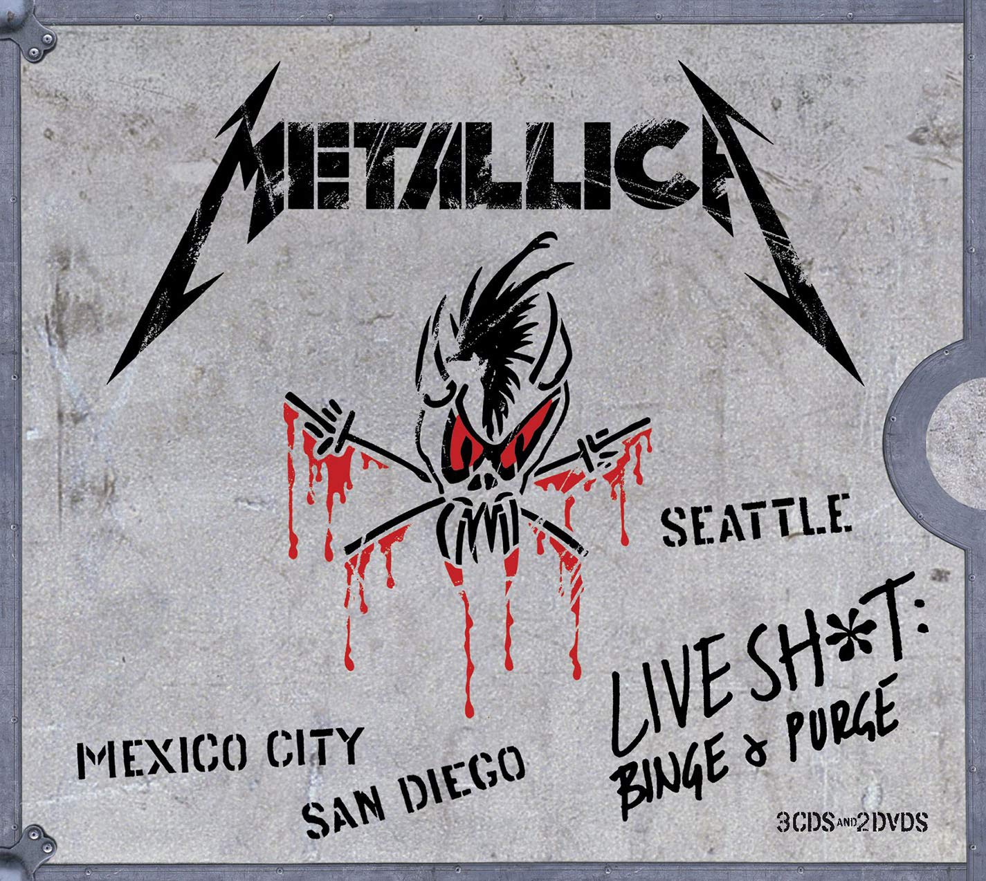 Live Sh*t Binge & Purge (3CD/2DVD)(DVD Bookstyle Slipcase) Metallica Movies & TV