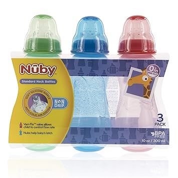 nuby bottles 3 pack