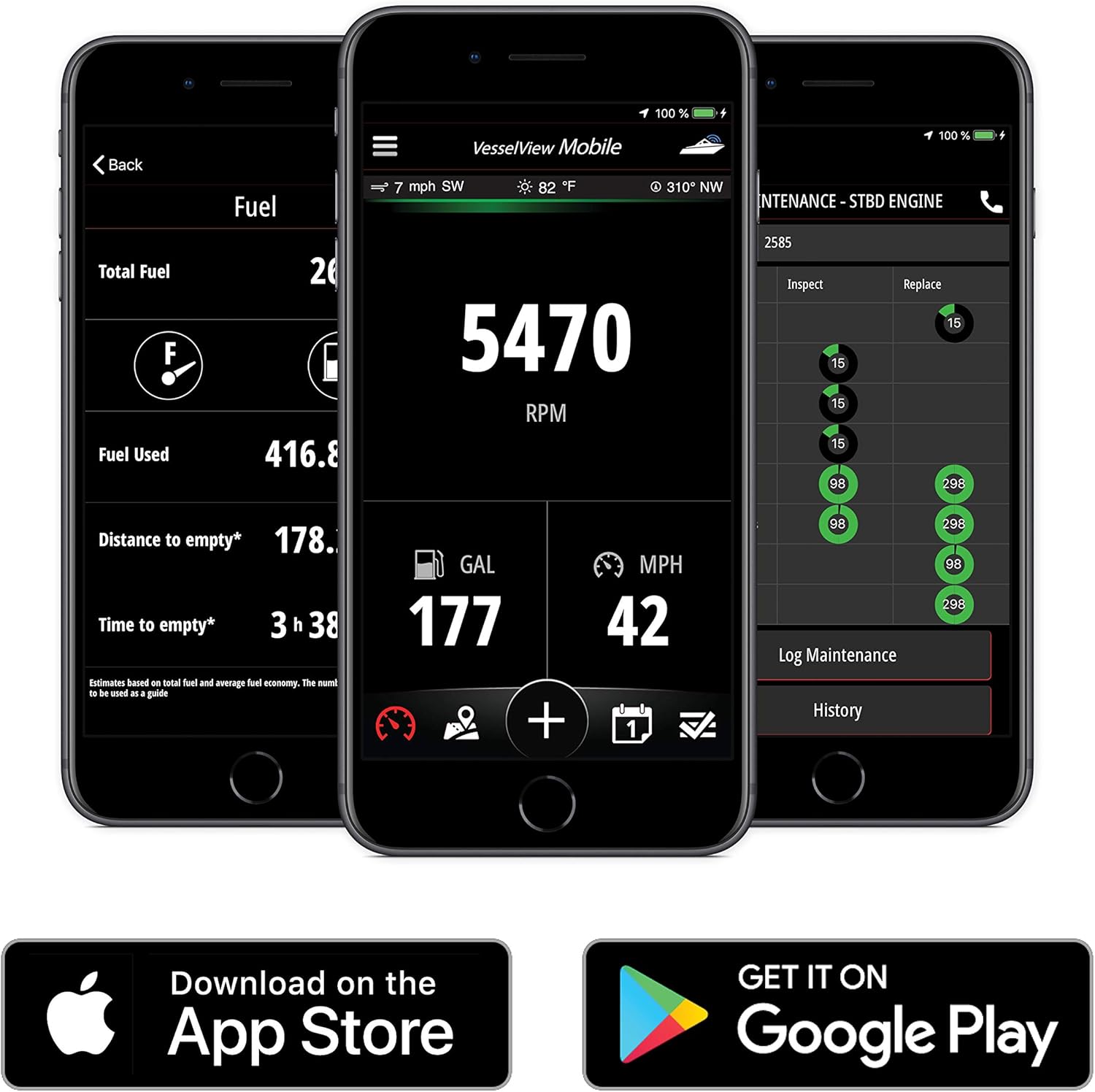 Mercury VesselView Mobile - Connected Boat Engine System for iOS and Android Devices: Sports & Outdoors