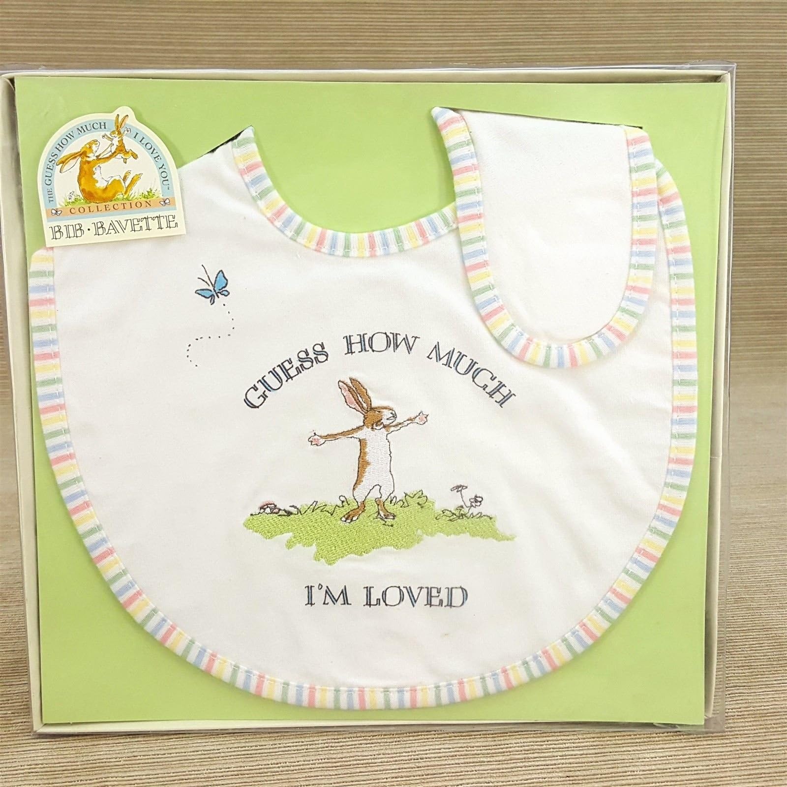 Hallmark Baby Bib Guess How Much I'm Loved