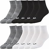 True Religion Mens Socks Ankle Socks for Men 6 & 12 Pairs Quarter Premium Athletic Shoe Size 8-12