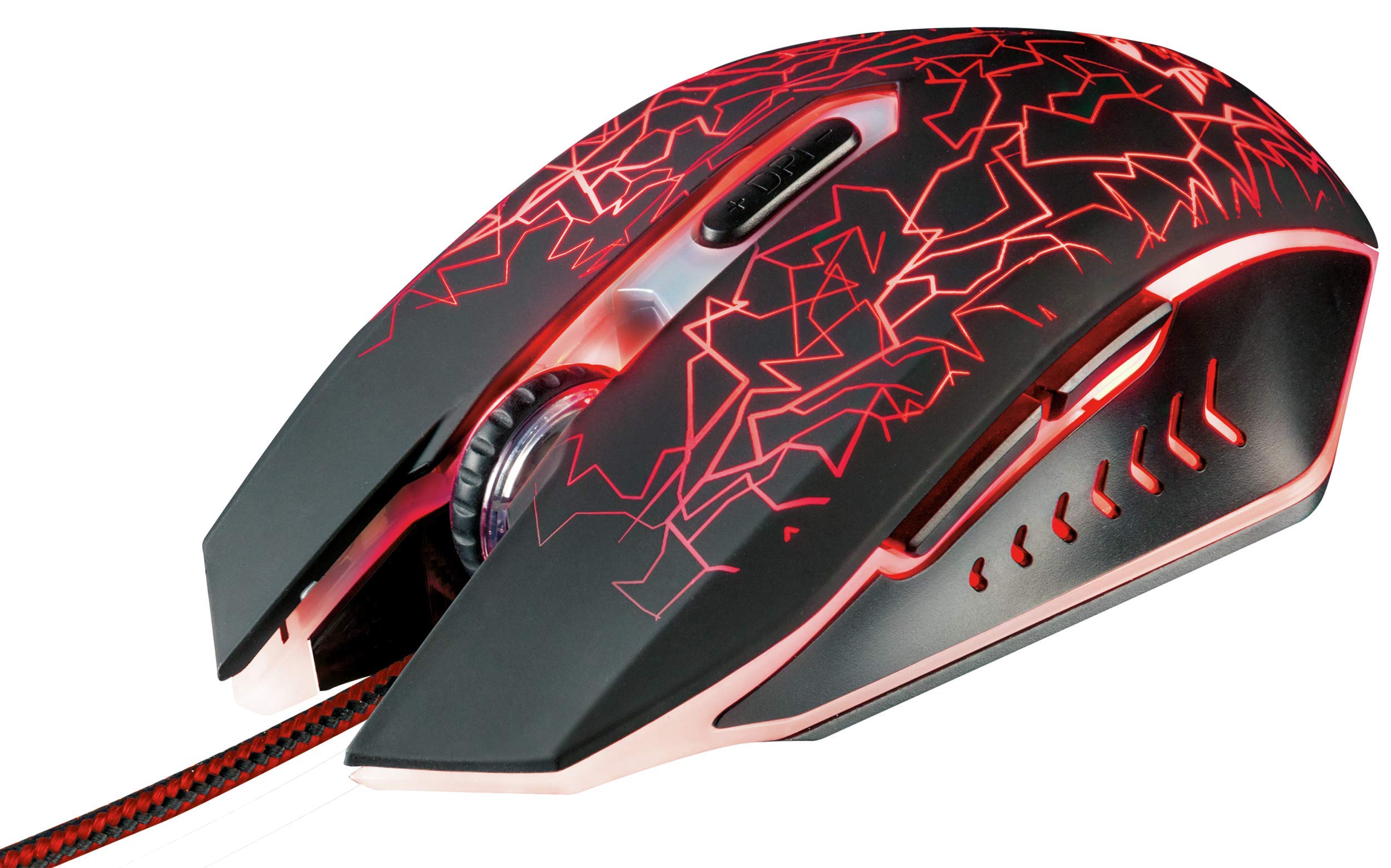 Trust Gaming GXT 105 Izza Illuminated Gaming Mouse, 8002400 DPI, 6