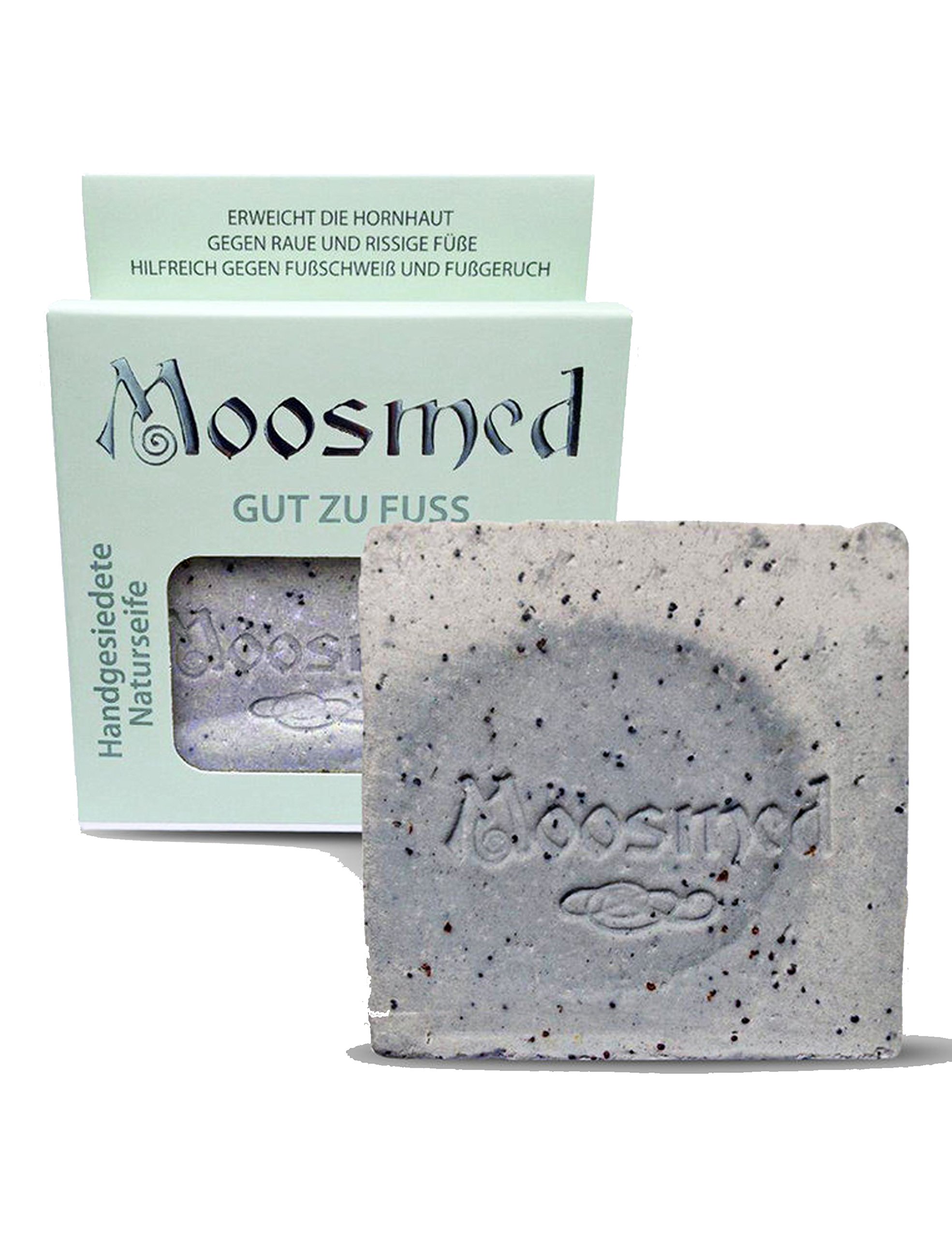 Moosmed Good on foot natural soap - vegan organic soap handmade in Germany