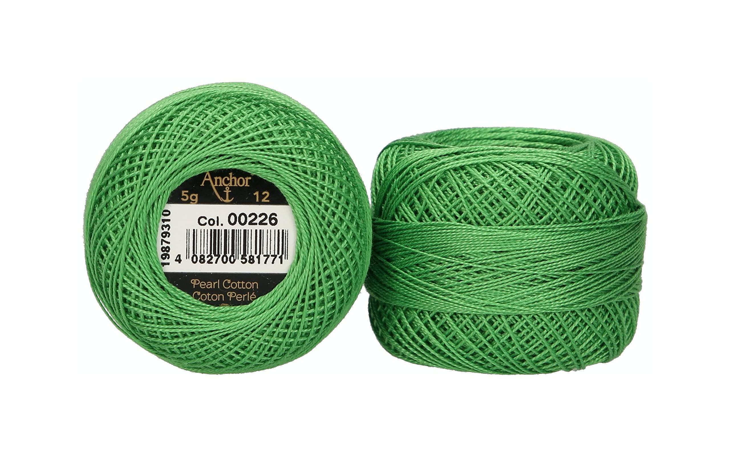 Anchor 4596012-00226 Embroidery Thread, 100% Cotton, 226, Thickness 12, 56 m, 9 g