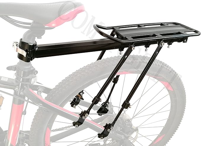comingfit 75kg kapazität einstellbare fahrrad gepäck cargo rack