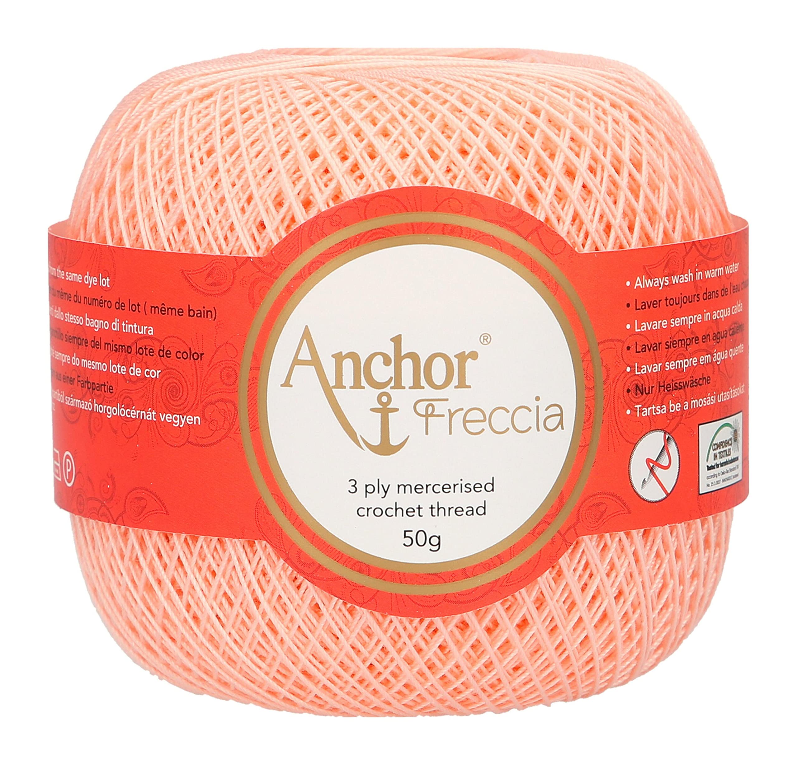 Anchor Crochet Yarn, Cotton, 6, Stärke 16