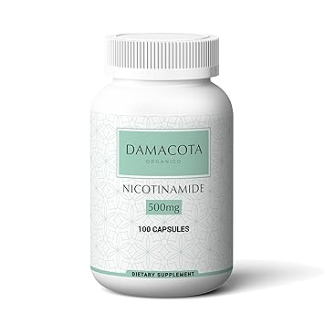 B3 - Nicotinamide - 500 mg - 100 Capsules - Flush Free - Gluten Free -