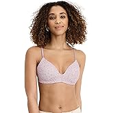 Jockey Women's Bra Smooth & Sleek Microfiber Demi Coverage Wirefree T-Shirt Bra