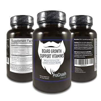 Amazon Com Beard Growth Support Multivitamins Grow Longer