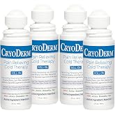 Cryoderm Pain Relieving Roll-on, 3oz. - 4 Count