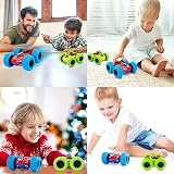 m zimoon Pull Back Car Inertia Monster Truck Toy Dual Color ABS Wheels view 2