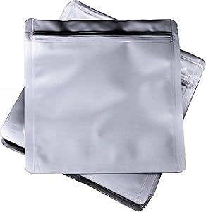 Pleasant Grove Farm 7 Mil Zip Lock Mylar Bags (50, 2 Quart 10 x 10 Inch)
