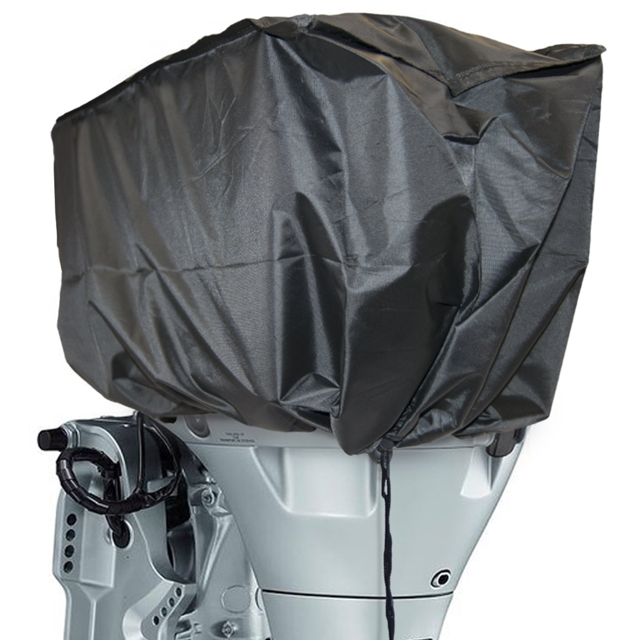 SpeedwellStar Boat Motor Engine Waterproof Cover Rib Dinghy Universal Outboard Top Black 26 x 26 x 35 LWH cm 300 Denier Quality Material Out Board