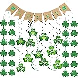 DmHirmg St Patricks Day Decorations,St Patricks Day Garland,St Patricks Day Hanging Decorations Lucky Irish Green St Patrick