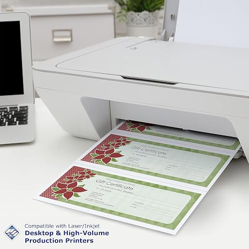 Microperf Paper PrintWorks Perforated Paper 8.5x11 - 3-Up Statement ...