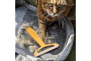 Fursprint Pro Pet Hair Removal Tool – Dog & Cat Hair Scraper for Carpet, Couch, and Car – Reusable Carpet Hair Removal Tool & Fur Scraper for Upholstery, Rugs, Furniture, and Car Interiors