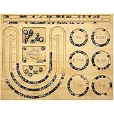 Petoysoso Bead Board for Jewelry Making, Bamboo Beading Board for Jewelry Bracelet Making, Bracelet Bead Board, Beading Trays Jewelry Design Mats for Bracelet, Necklace, Jewelry Making 15x11.5x0.5 in