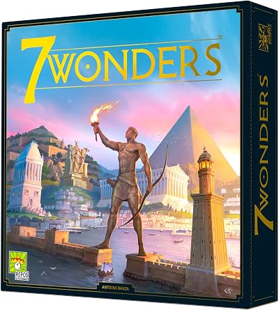 Asmodee Repos Production 7 Wonders Board Game Ages 10+ 3-7 Players 30 Min