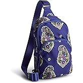 Vera Bradley Women's Ripstop Lorman Sling Backpack, Kew Gardens Blue, One Size