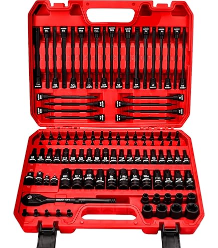 AMM 107PCS Allen and Torx bit socket set, 1/4