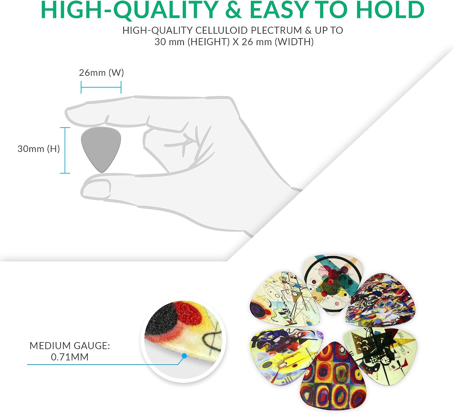 Abstract Art Cool Guitar Picks - Image 5