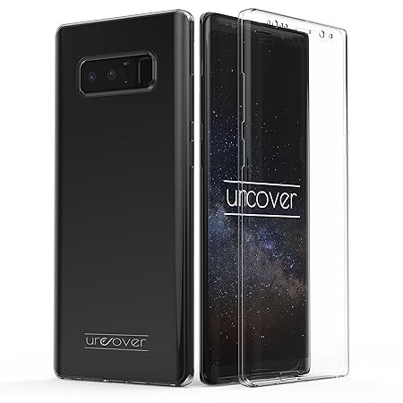 Urcover® Kompatibel mit Samsung Galaxy Note 8 Hülle | 360 Grad Case Schutz-hülle in Transparent | ohne Punktmatrix | Handy-Co