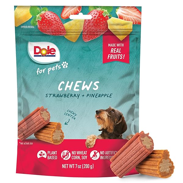 DOLE FOR PETS DOG CHEWS, ASSORTED STRAWBERRY +...