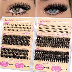 calphdiar Fluffy Lash Clusters with Bottom Lashes