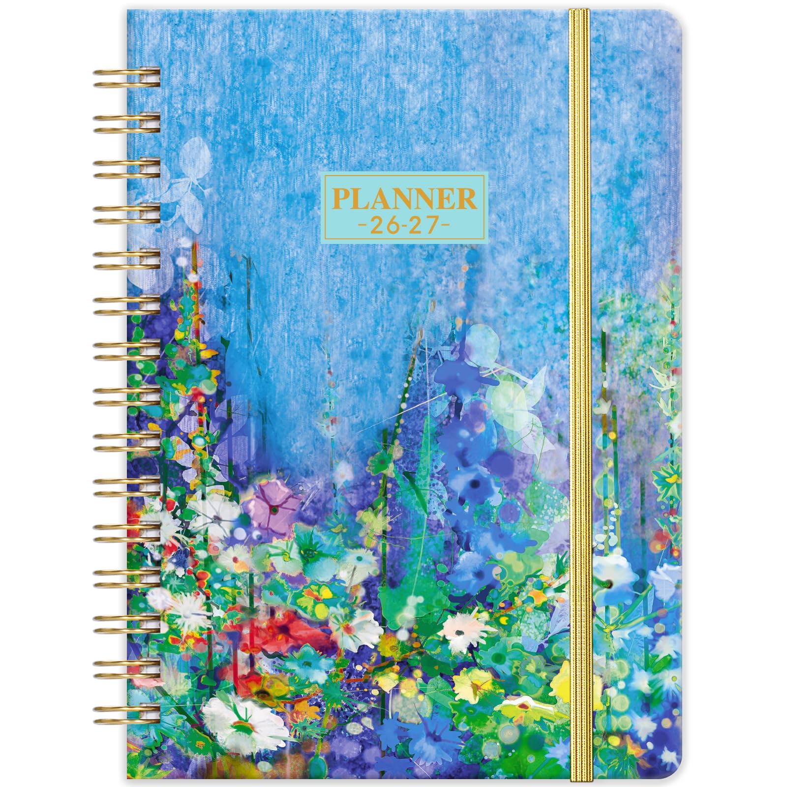 Photo 1 of 2026-2027 Planner - Weekly and Monthly Academic Planner 2026-2027, JUL. 2026 - JUN. 2027, 6.4" x 8.5", 26-27 Academic Planners with Monthly Tabs, Sturdy Cover, Premium Paper, Back Pocket, Strong Twin-wire Binding