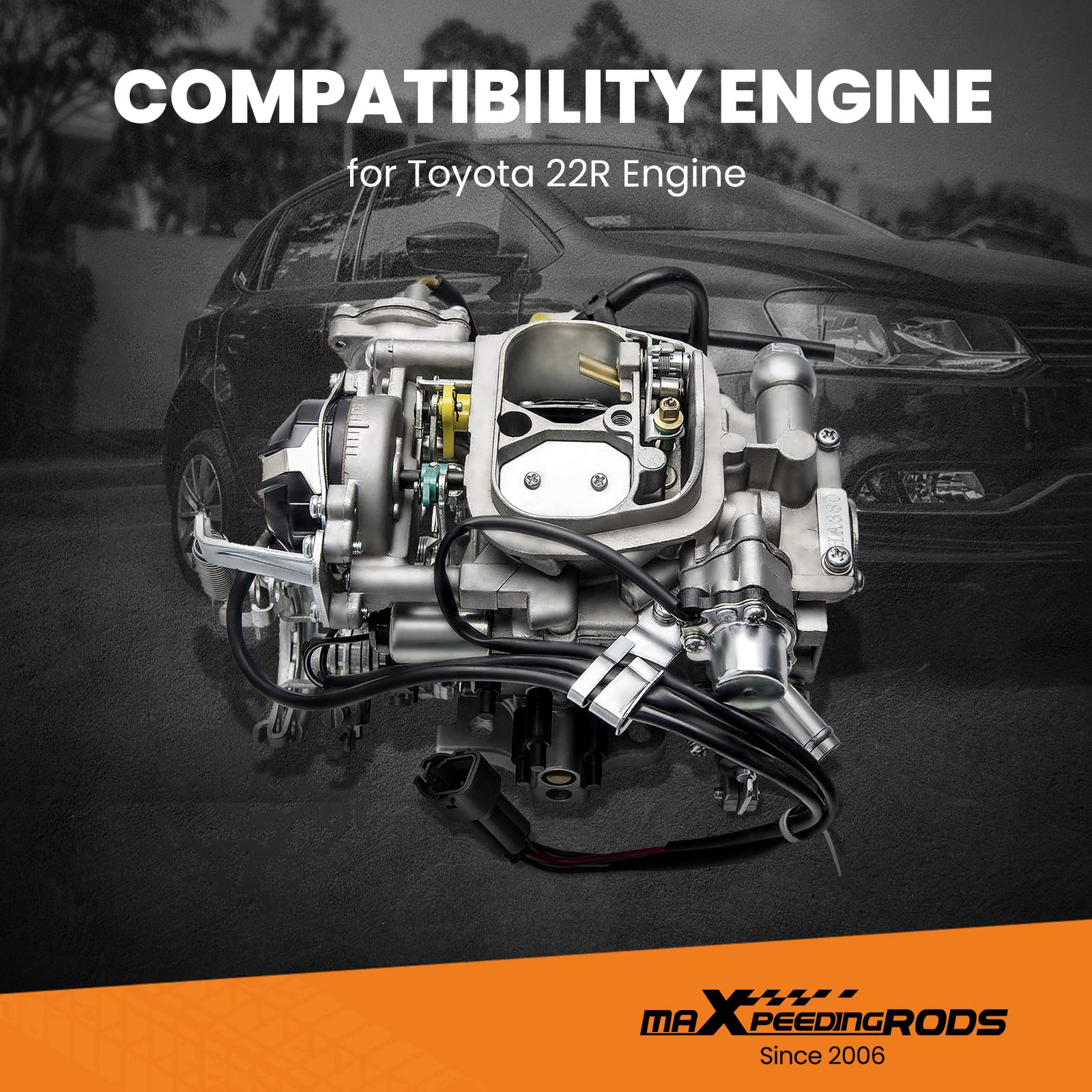 Toyota 1981-1995 Pickup 22R engine Carburetor Carb 21100-35520