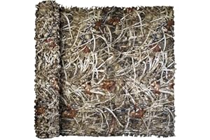 GRVCN Camo Netting Camouflage Net, Bulk Roll Sunshade Mesh Nets for Hunting Blind Shooting Military Theme Party Decorations