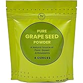crait Grape Seed Powder for Smoothies, Juices, Baking, Polyphenol Powder, Great Source of Fiber 4 Ounce