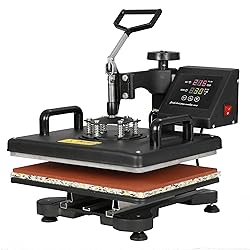 F2C 5 in 1 Pro Heat Press Machine 12x15 Digital